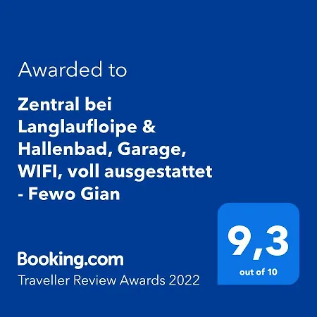 Gian - Close To The Kongresshaus, The Ice Hockey Stadium, Cross-country Skiing, The Eau-la-la Indoor Pool And Wellness, Large Supermarket, 2 Bus Stops, With An Indoor Garage And Fully Equipped Apartamento