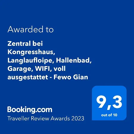 公寓 Gian - Close To The Kongresshaus, The Ice Hockey Stadium, Cross-country Skiing, The Eau-la-la Indoor Pool And Wellness, Large Supermarket, 2 Bus Stops, With An Indoor Garage And Fully Equipped 达沃斯