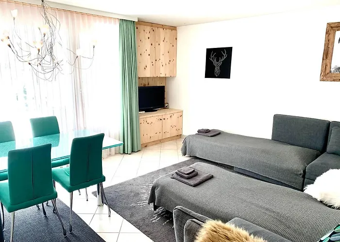 Apartamento Gian - Close To The Kongresshaus, The Ice Hockey Stadium, Cross-country Skiing, The Eau-la-la Indoor Pool And Wellness, Large Supermarket, 2 Bus Stops, With An Indoor Garage And Fully Equipped *
