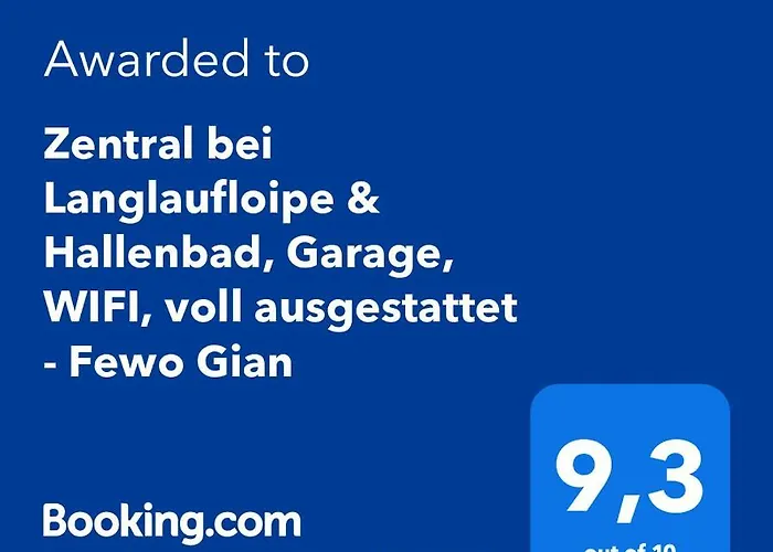 Gian - Close To The Kongresshaus, The Ice Hockey Stadium, Cross-country Skiing, The Eau-la-la Indoor Pool And Wellness, Large Supermarket, 2 Bus Stops, With An Indoor Garage And Fully Equipped Apartamento